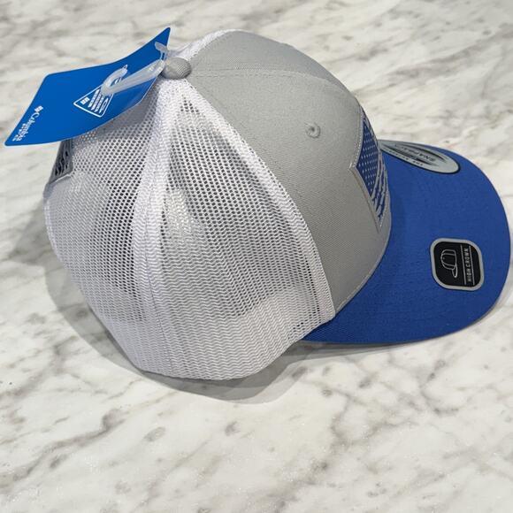 Columbia Hat Cap Snap Back Mesh Trucker Fish Flag Patch Performance Mens NWT - Picture 7 of 14